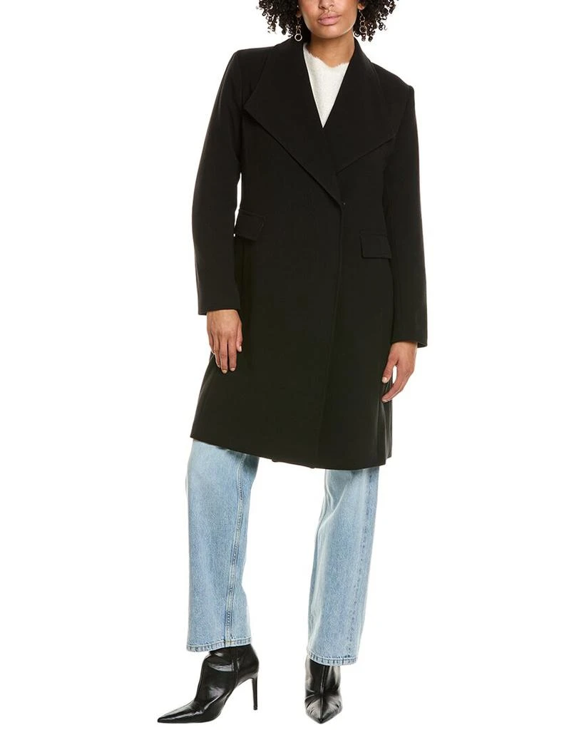 Via Spiga Crepe Coat 3