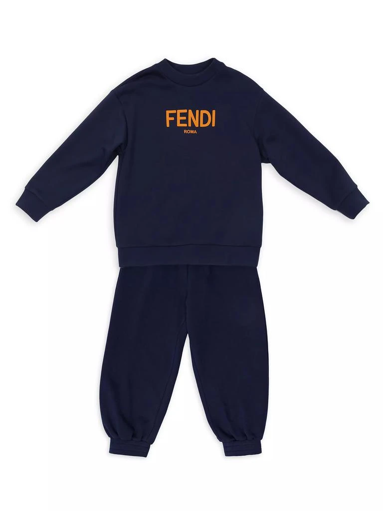 Fendi Little Girl's & Girl's Cotton Logo Sweatshirt 2