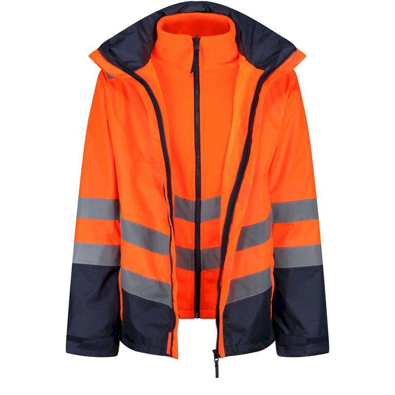 Regatta Mens 3 in 1 High-Vis Jacket