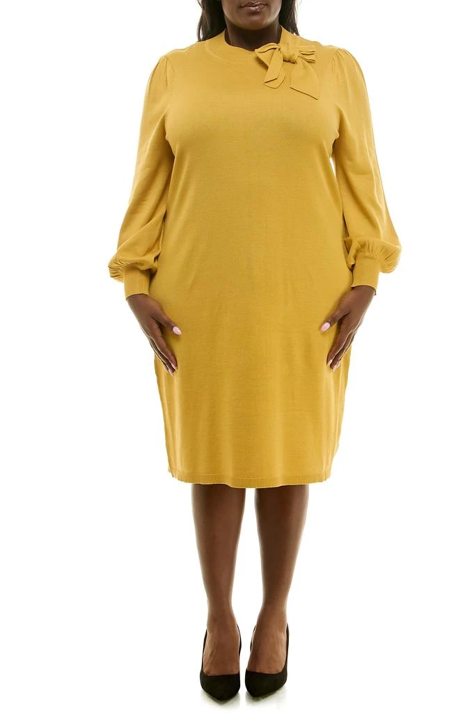 Shop Tie Waist Fit & Flare Sweater Dress on Sale at BeyondStyle  Get 44%  Off Tie Waist Fit & Flare Sweater Dress with Limited-Time Flash Deals,  Exclusive Discounts, and Special Offers.