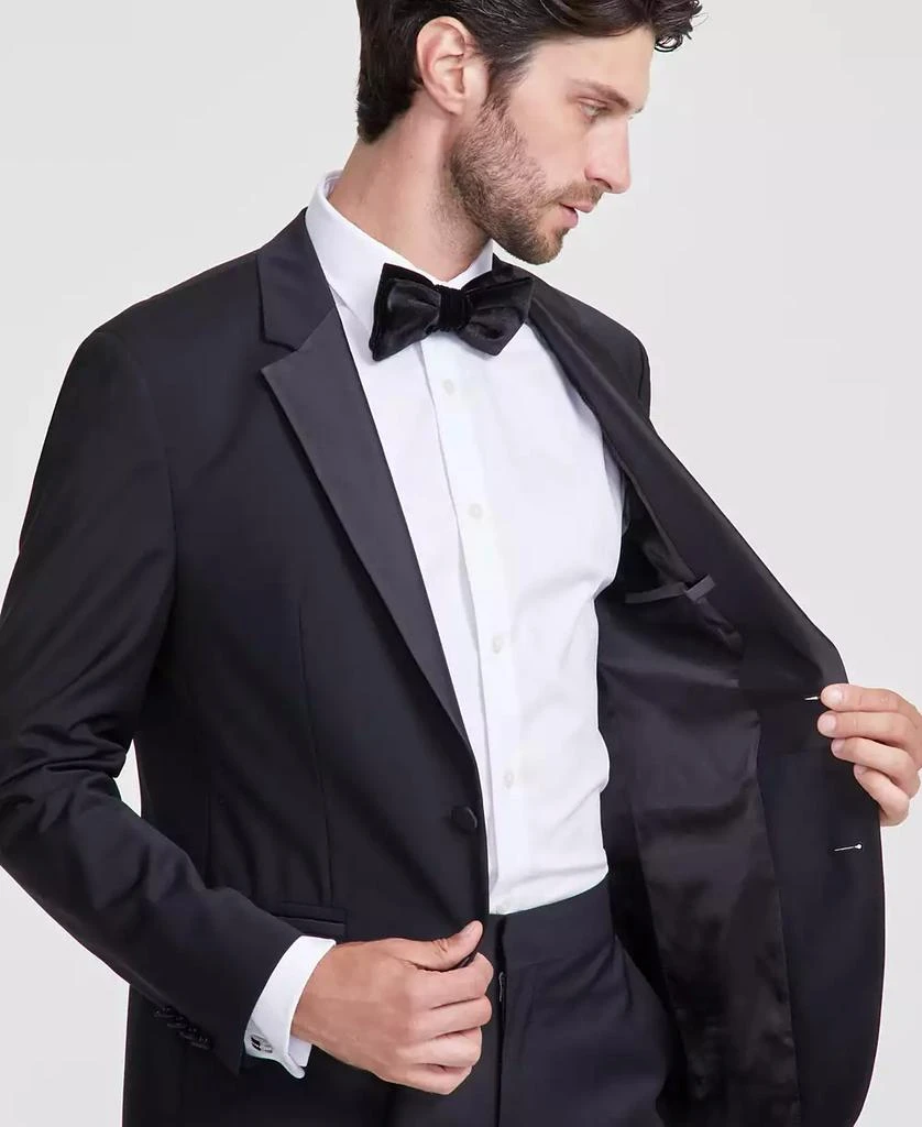 Hugo Boss Men's Modern-Fit Wool Blend Super Flex Stretch Tuxedo Jacket 4