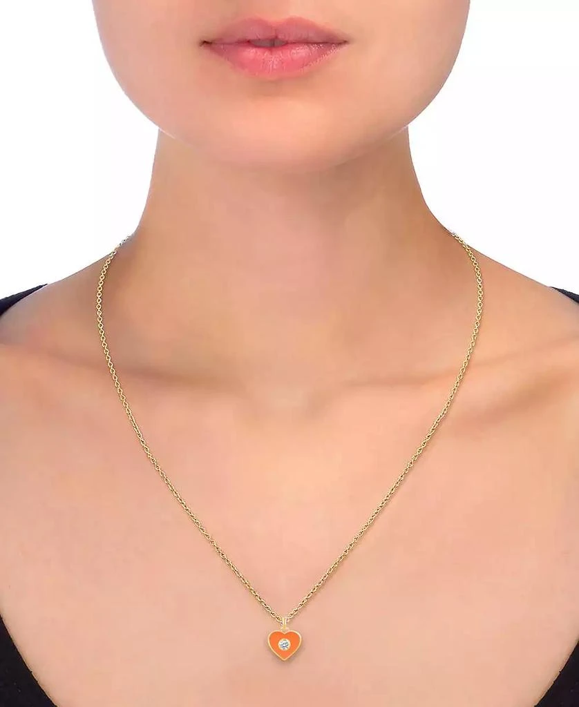 Macy's Crystal Enamel Necklace and Earring Set, 3-Piece 4