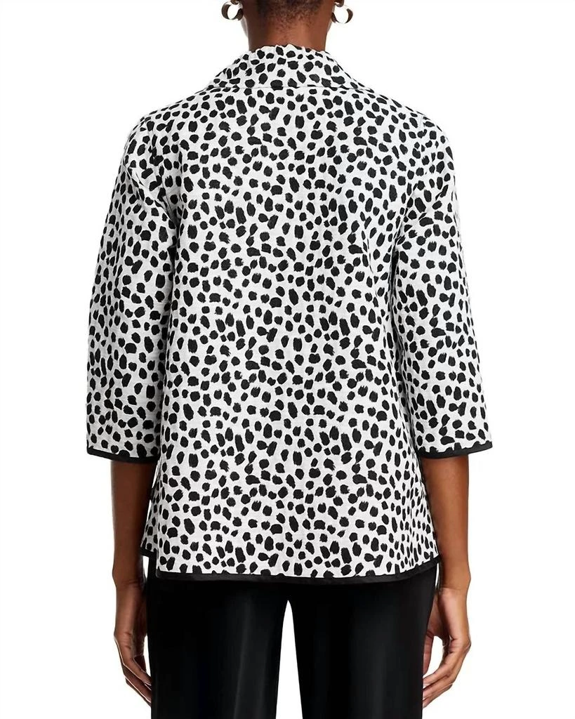 Caroline Rose Caroline Rose - Easy Aline Jacquard Shimmer Jacket 3