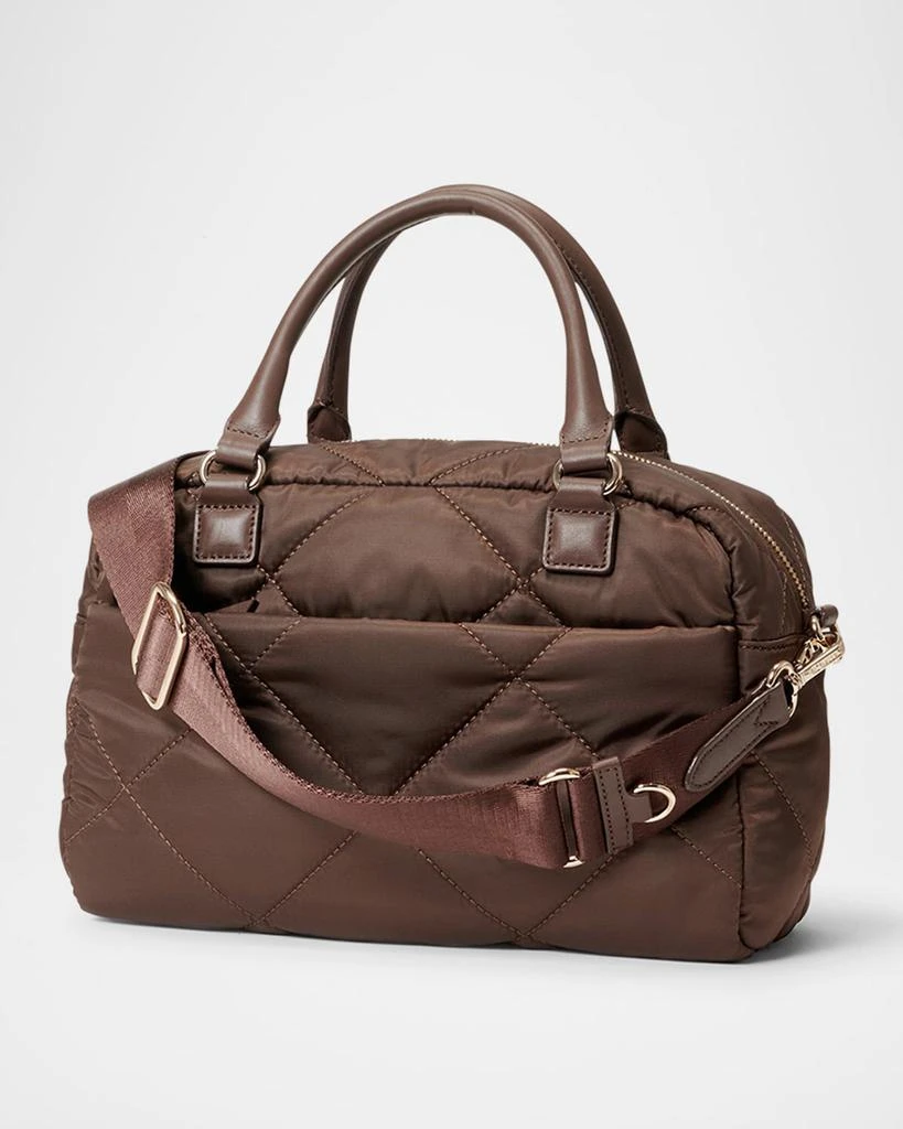 MZ Wallace Madison Quilted Nylon Satchel Bag 3