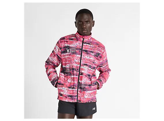 送料関税込!NB NYC Marathon Printed Athletics Packable Jacket New Balance Nyc Marathon Printed Athletics Packable Jacket