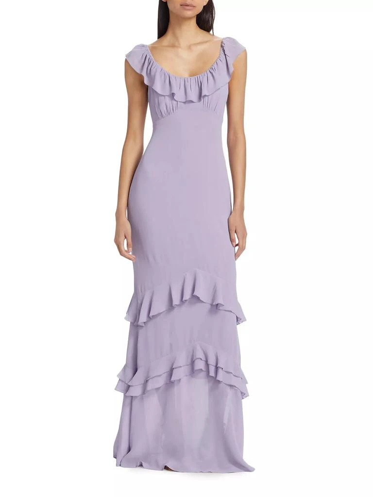 Reformation Tripoli Ruffled Maxi Dress 2