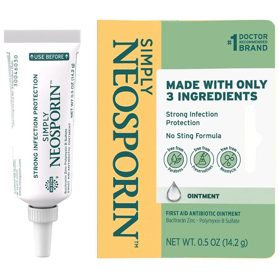 Neosporin Simply Formula, 3-Ingredient Antibiotic Ointment 3