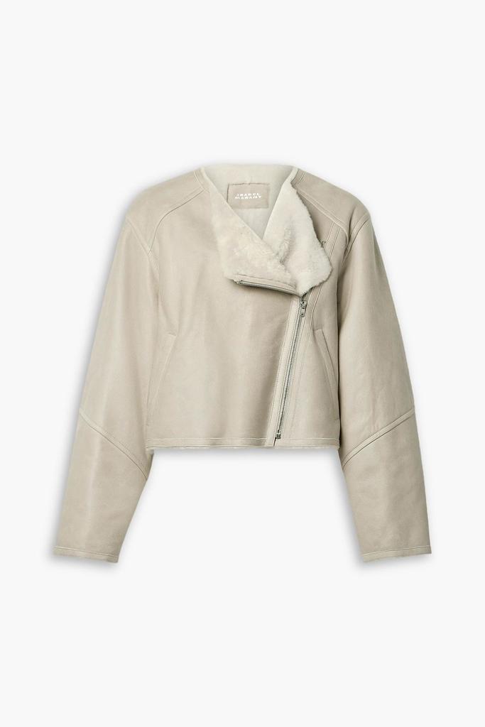 Isabel Marant Ostya cropped shearling jacket