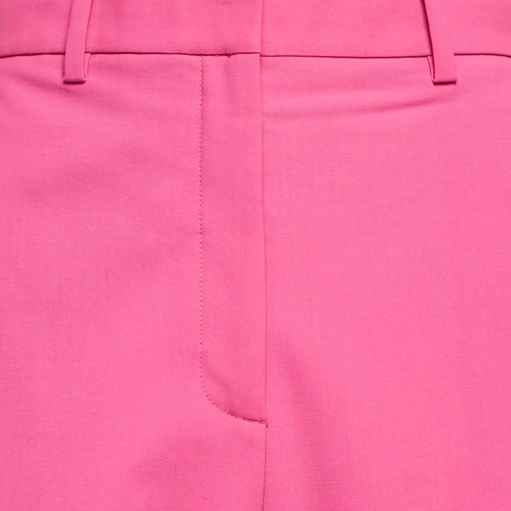 Theory Theory Pink Wool Straight Leg Trousers S 3