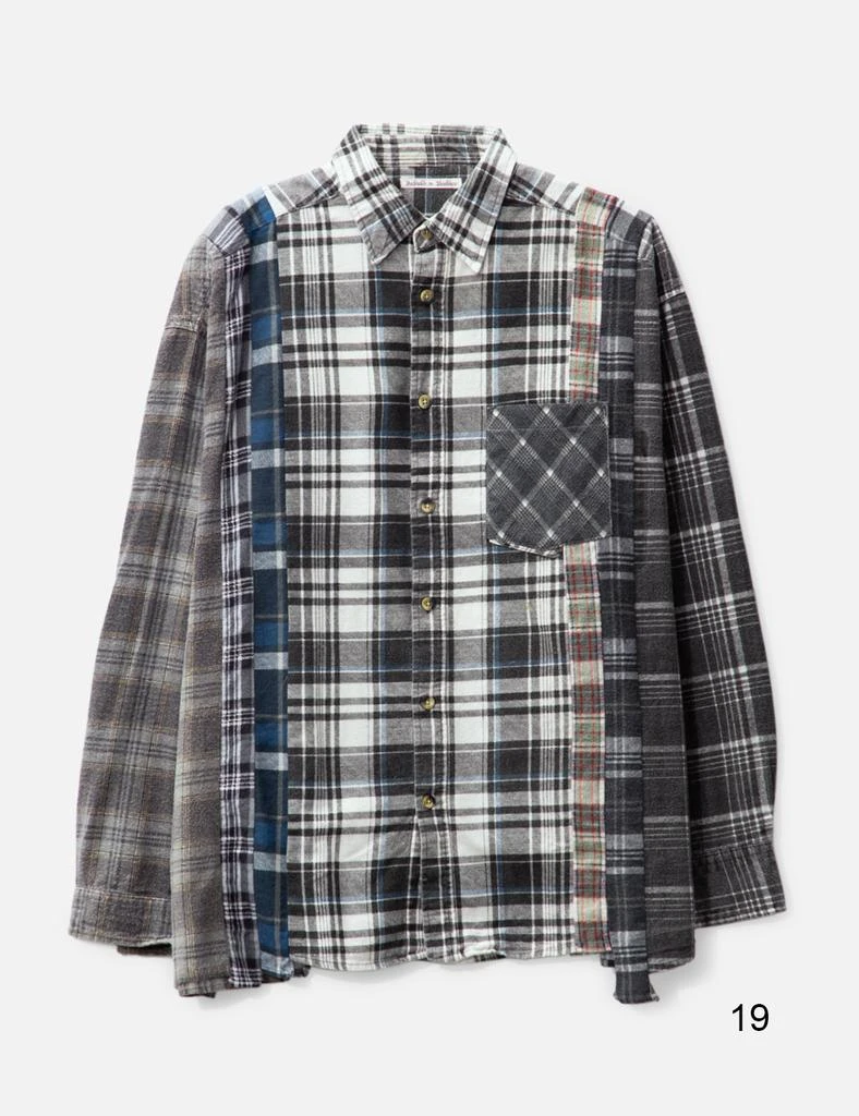 Needles 7 Cuts Wide Flannel Shirt 24