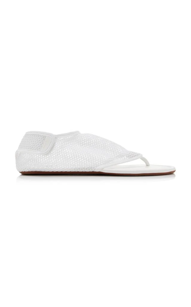 Alaïa ALAÏA - Fishnet Thong Sandals - White - IT 39 - Moda Operandi 1