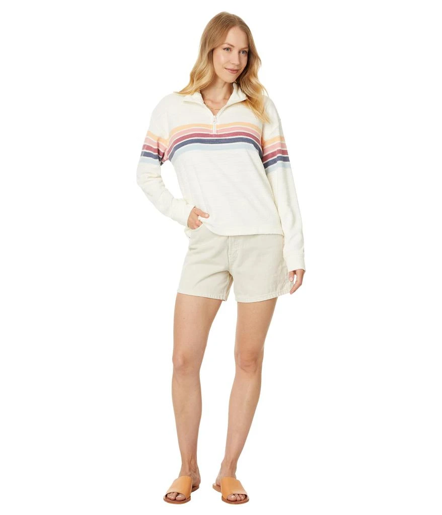 Faherty Cabana Towel Terry Quarter Zip 4