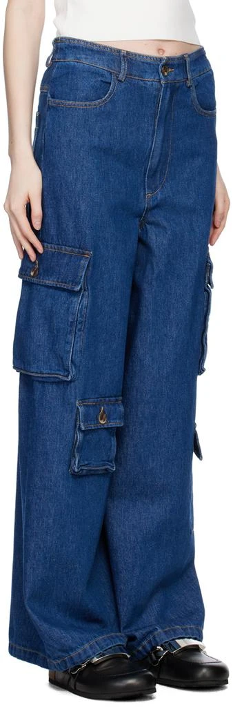 The Frankie Shop Blue Hailey Jeans 2