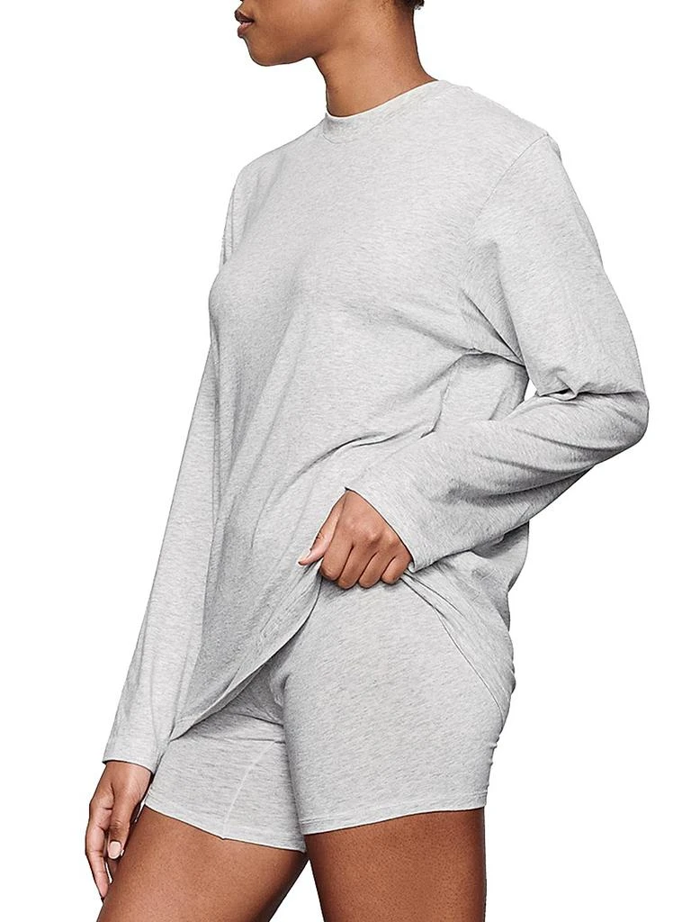 SKIMS Boyfriend Long-Sleeve T-Shirt 4