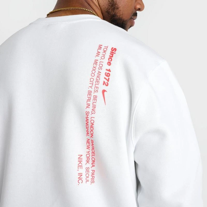 NIKE Men's Nike Sportswear Club International Crewneck Sweatshirt 6