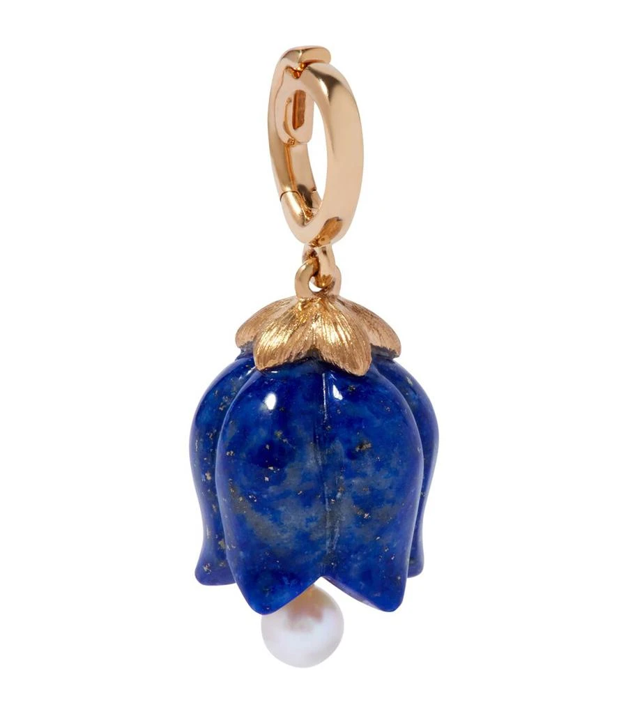 Annoushka Yellow Gold and Lapis Tulip Charm 3