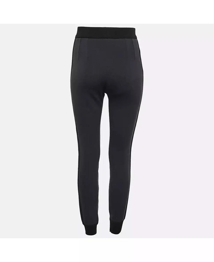 Pre-Owned Dolce & Gabbana Women's Grey Side Stripe Nylon Knit Joggers S 4