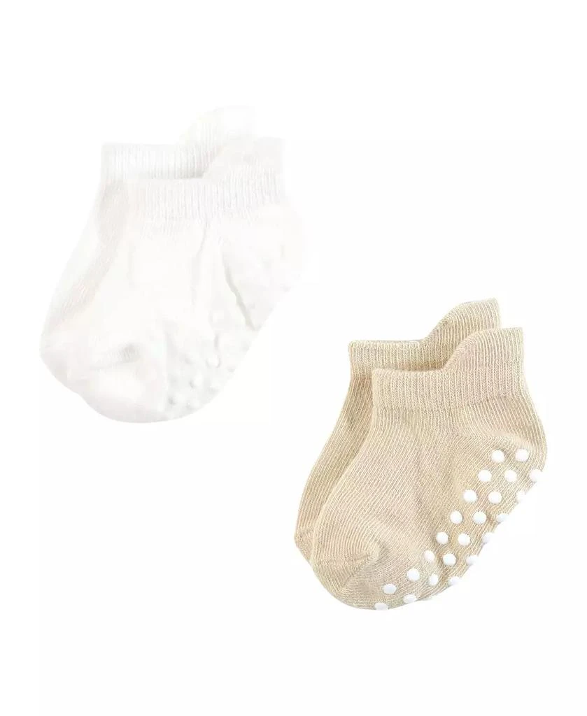 Touched by Nature 12Pk Natural Non-Skid No-Show Socks 4