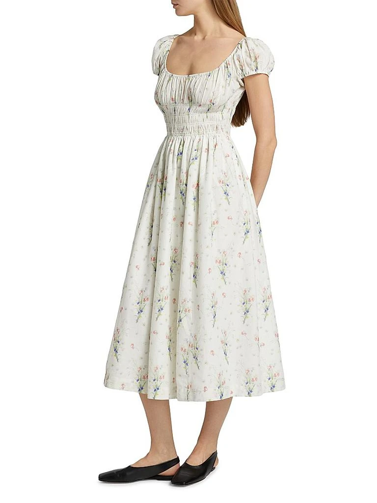 DÔEN Quinley Floral Cotton Midi-Dress 4