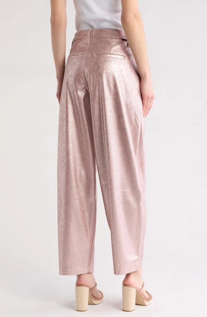 MOTHER The Pleated Metallic Starlet Pants 2