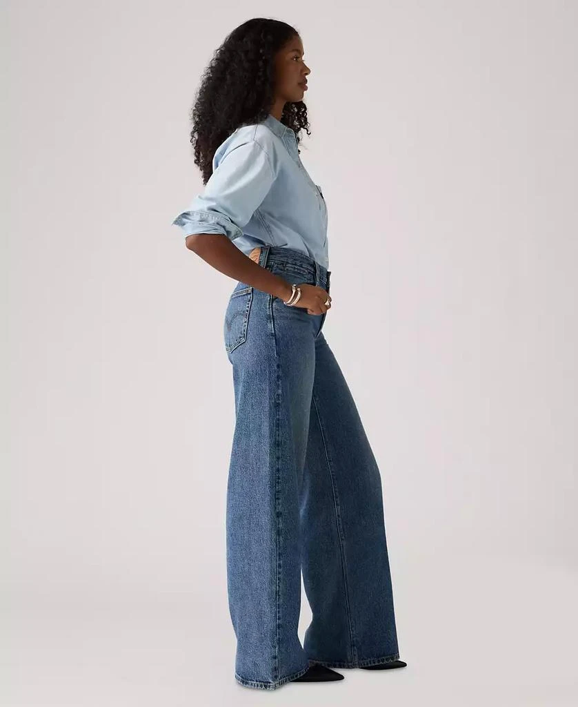 Levi
s Plus Size Mid-Rise Wide-Leg Baggy Jeans 4
