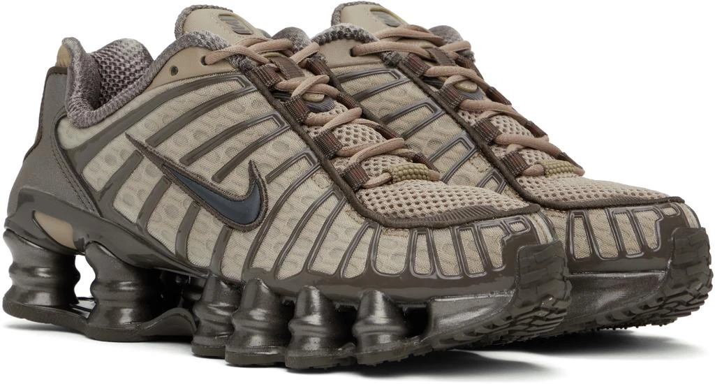 NIKE Khaki Shox TL Sneakers 4