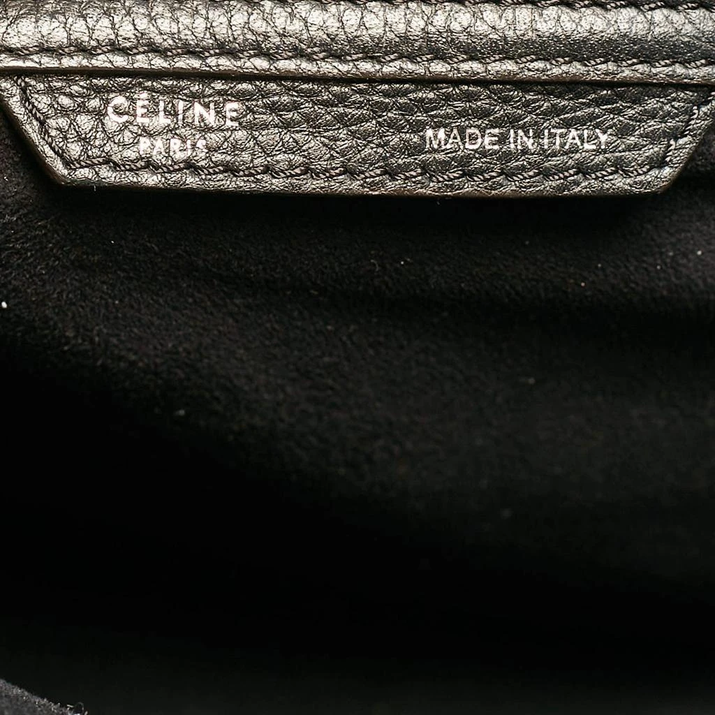 Celine Celine Black Leather Mini Luggage Tote 18