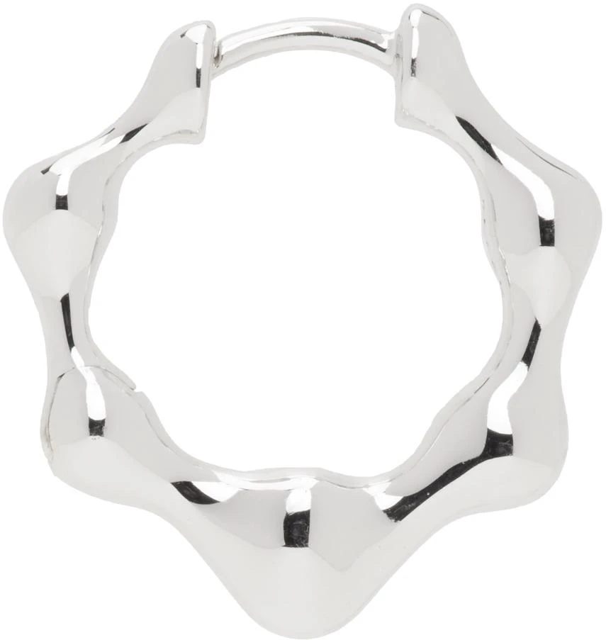 Maria Black Silver Milla 11 Huggie Single Earring 1