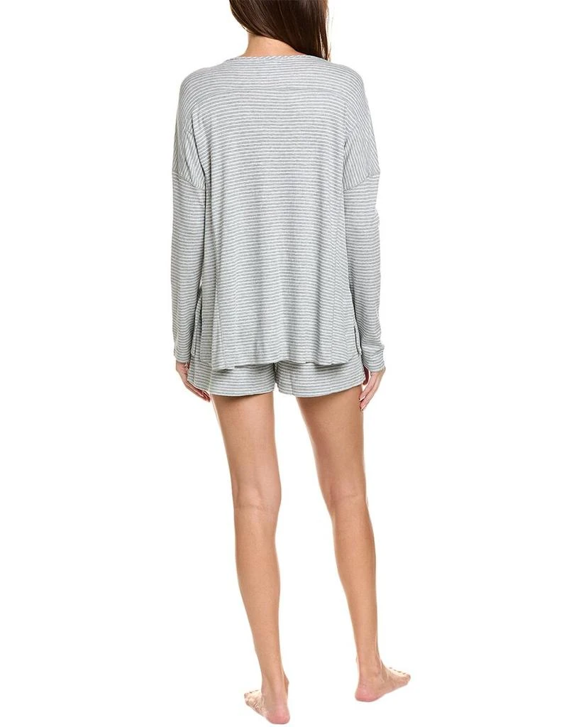 Splendid 2pc Henley Shorty Pajama Set 2