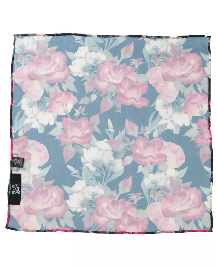 Ox and Bull Trading Co. Men's Painted Floral Pocket Square 2