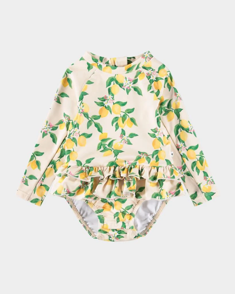 MOLO Girl
s Narice Ruffled One-Piece Swimsuit, Size 3M-3