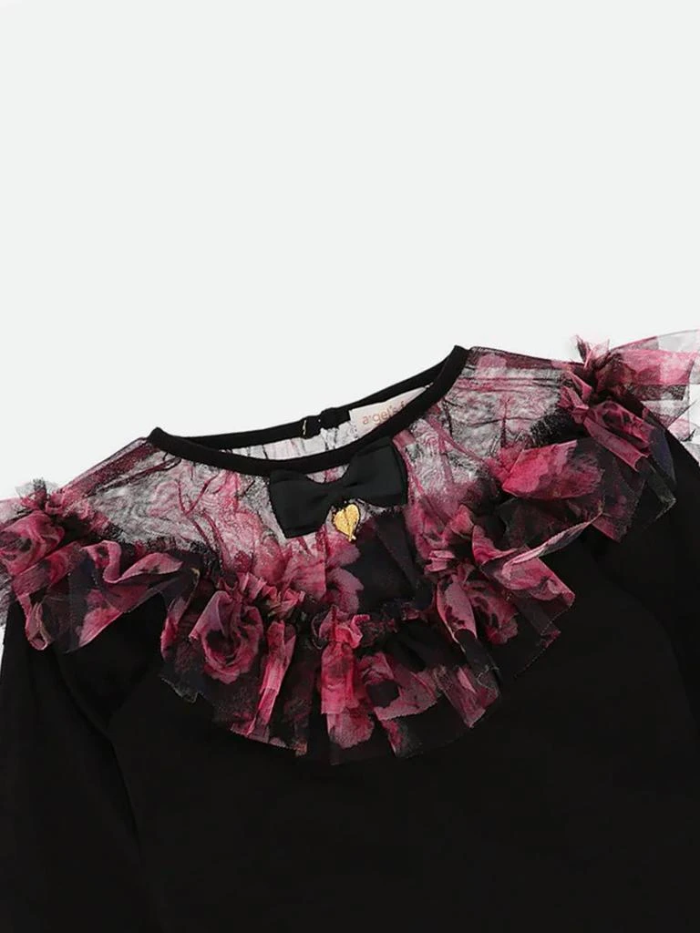 Angels Face Angels Face Girls Deidre Kew Tulle Top in Black 4