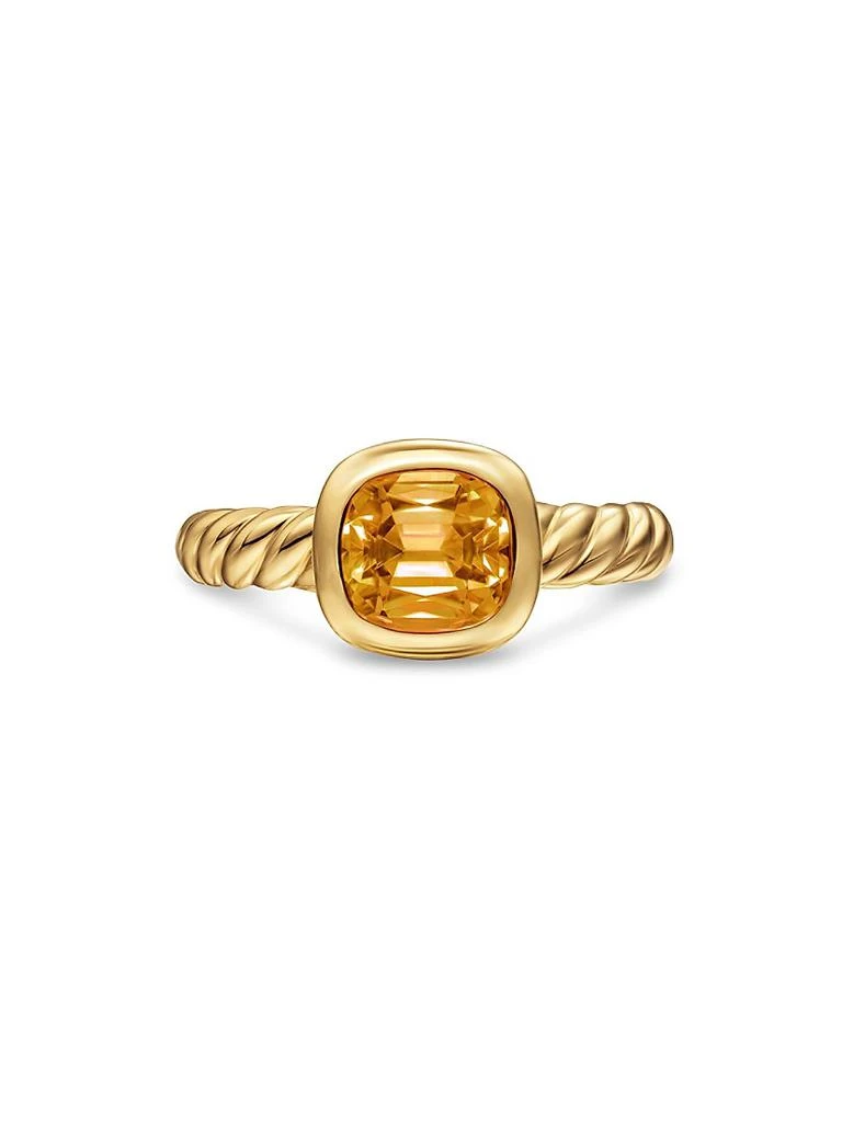 David Yurman DY Mercer Stone Ring in 18K Yellow Gold 4