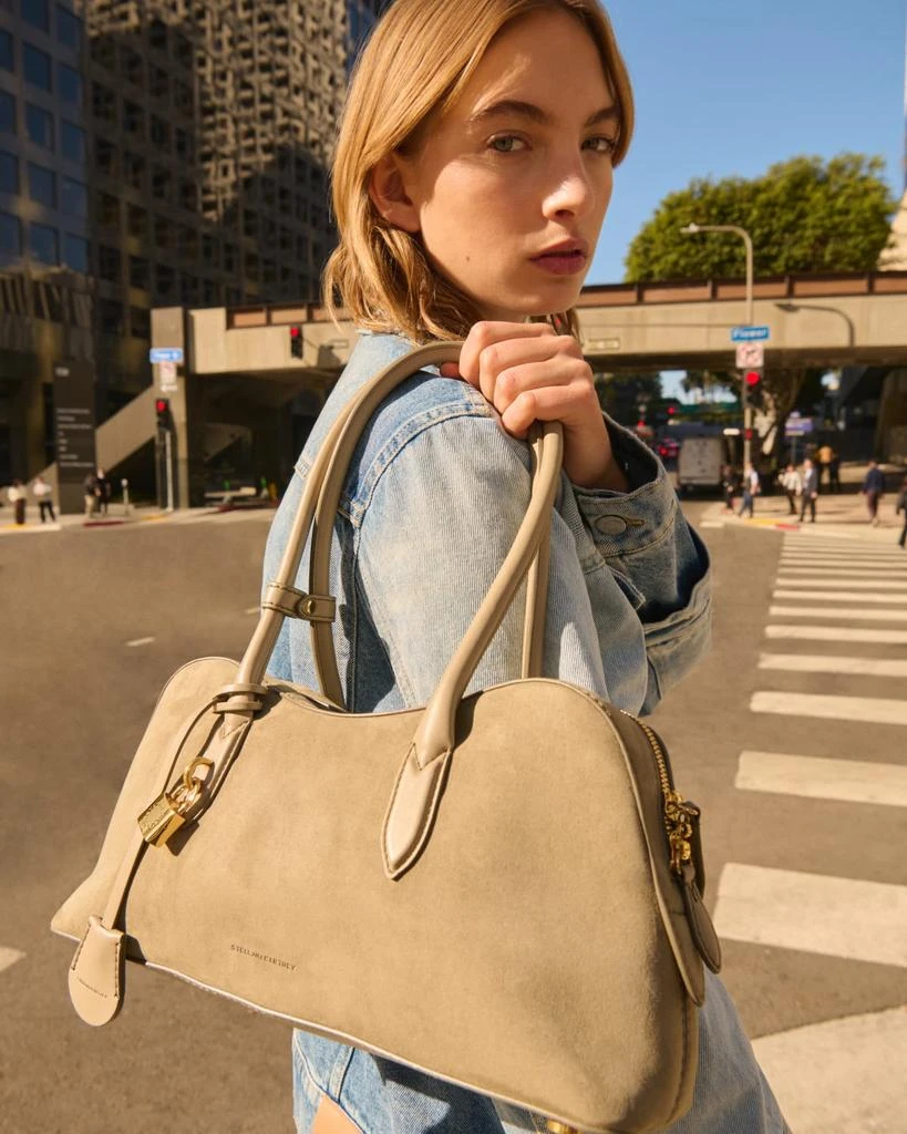 Stella McCartney Ryder Vegan Suede Shoulder Bag 6