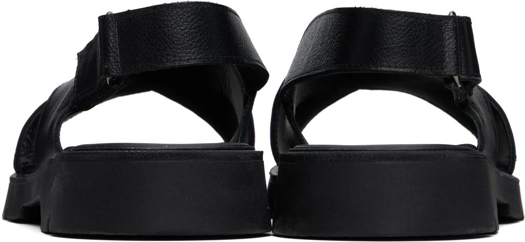 KLEMAN Black Ilot Oak Sandals 2