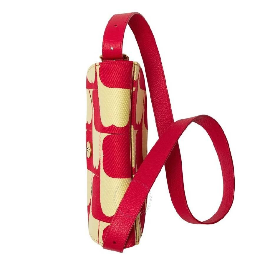 Burberry Embroidered B Design Chess Satchel Crossbody Bag 3