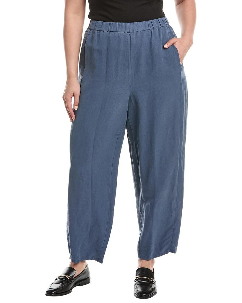 Eileen Fisher EILEEN FISHER Plus Linen 
Silk-Blend Ankle Lantern Pant