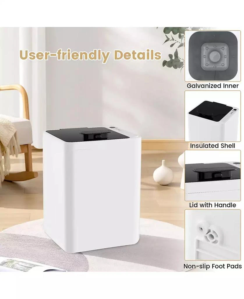 Ecooso 23L Large Towel Warmer Bucket with Timer and Overheat Protection 5