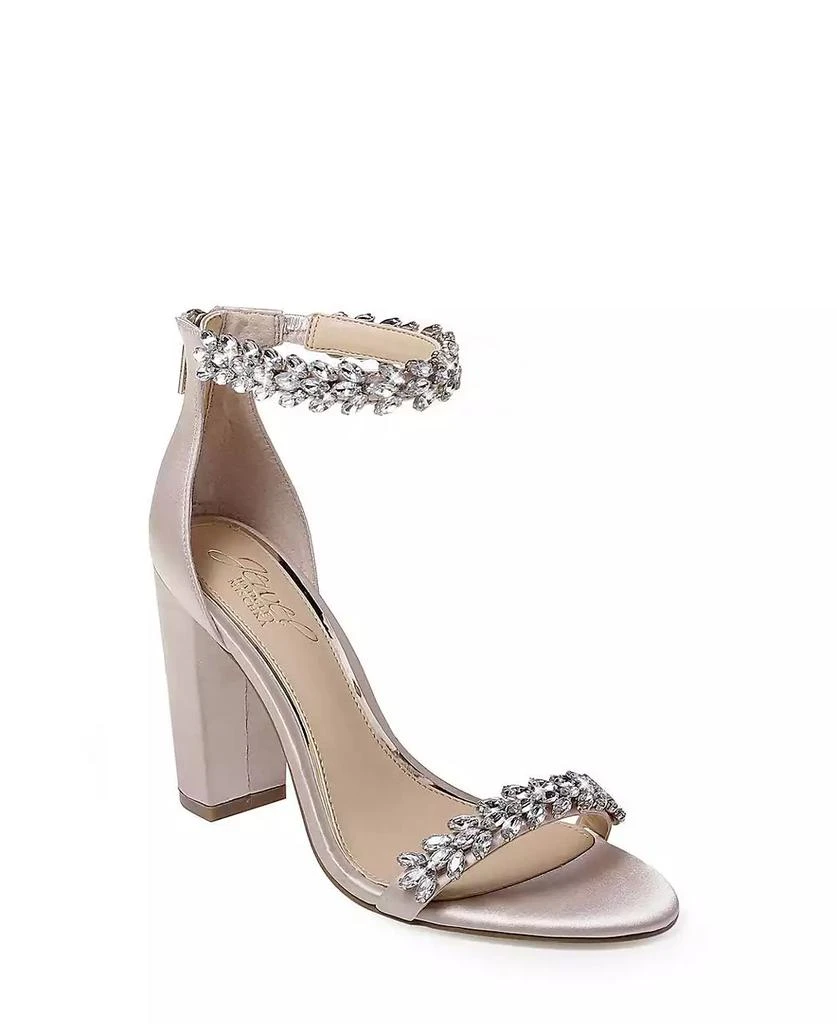 Badgley Mischka Women's Mayra Block Heel Evening Sandals 1