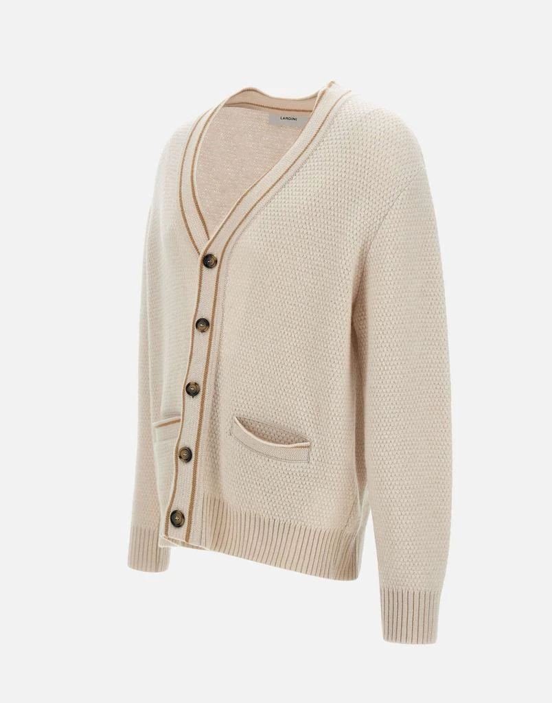 LARDINI Wool and cashmere cardigan 2