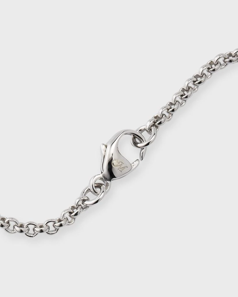 Monica Rich Kosann Sterling Silver Adventure Compass Pendant Necklace 4