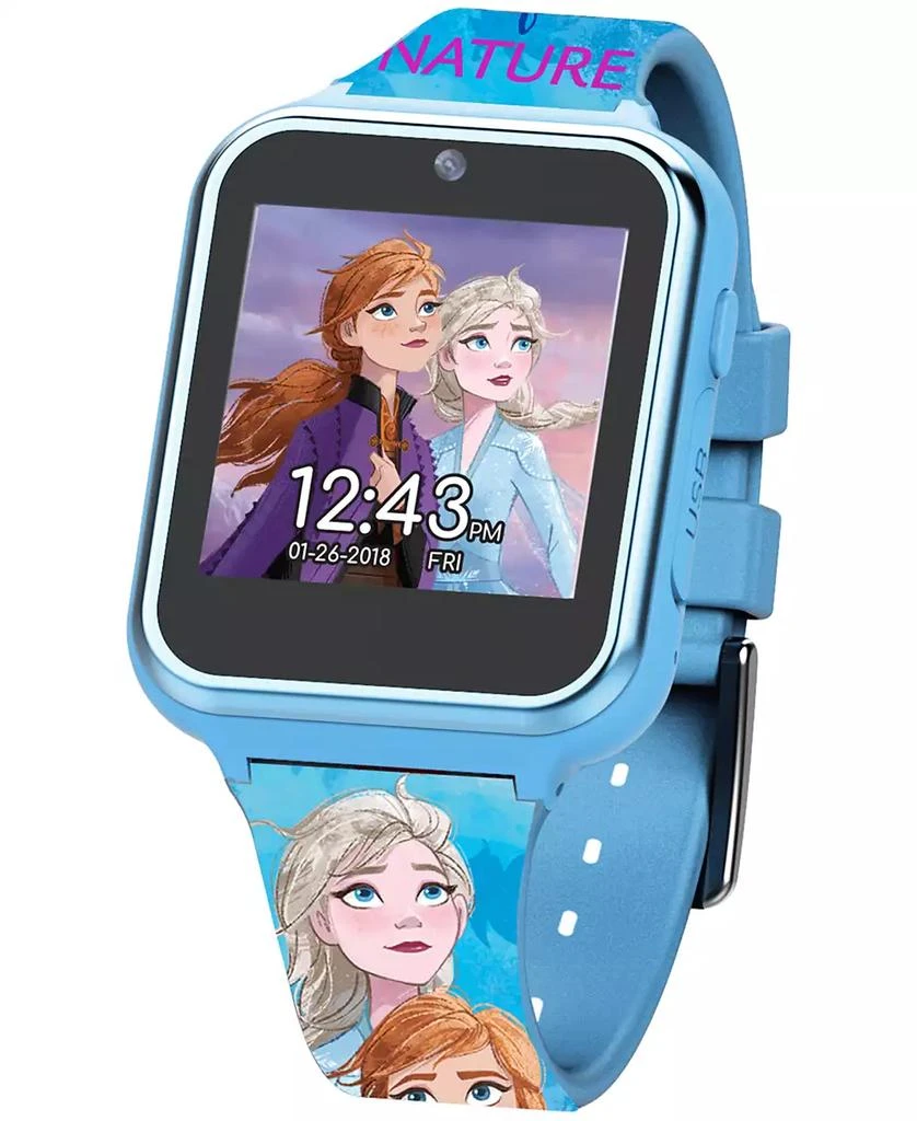 Accutime Kid's Frozen 2 Blue Silicone Strap Touchscreen Smart Watch 46x41mm 3