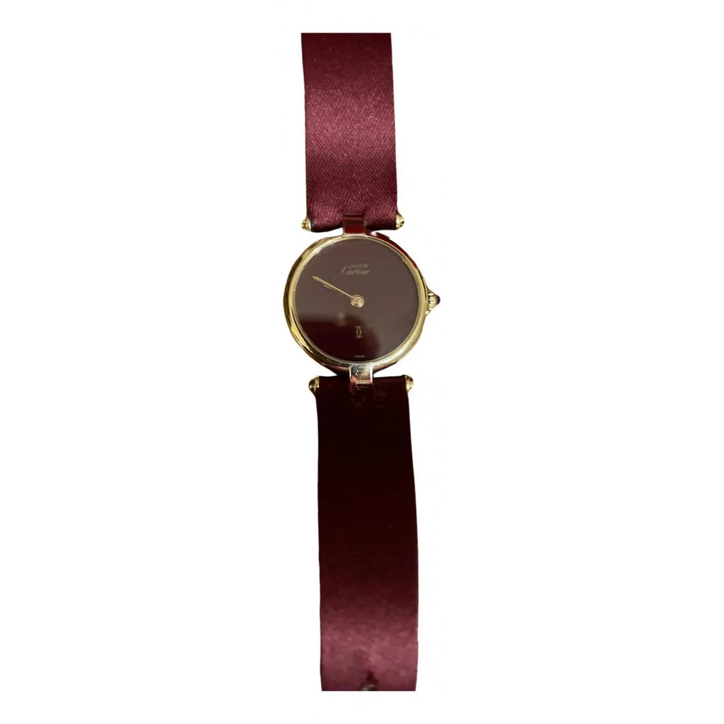 Cartier Cartier Must Vendôme silver gilt watch 1