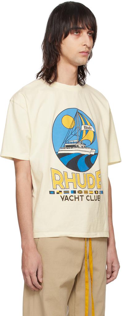 Rhude Off-White 'Yacht Club' T-Shirt