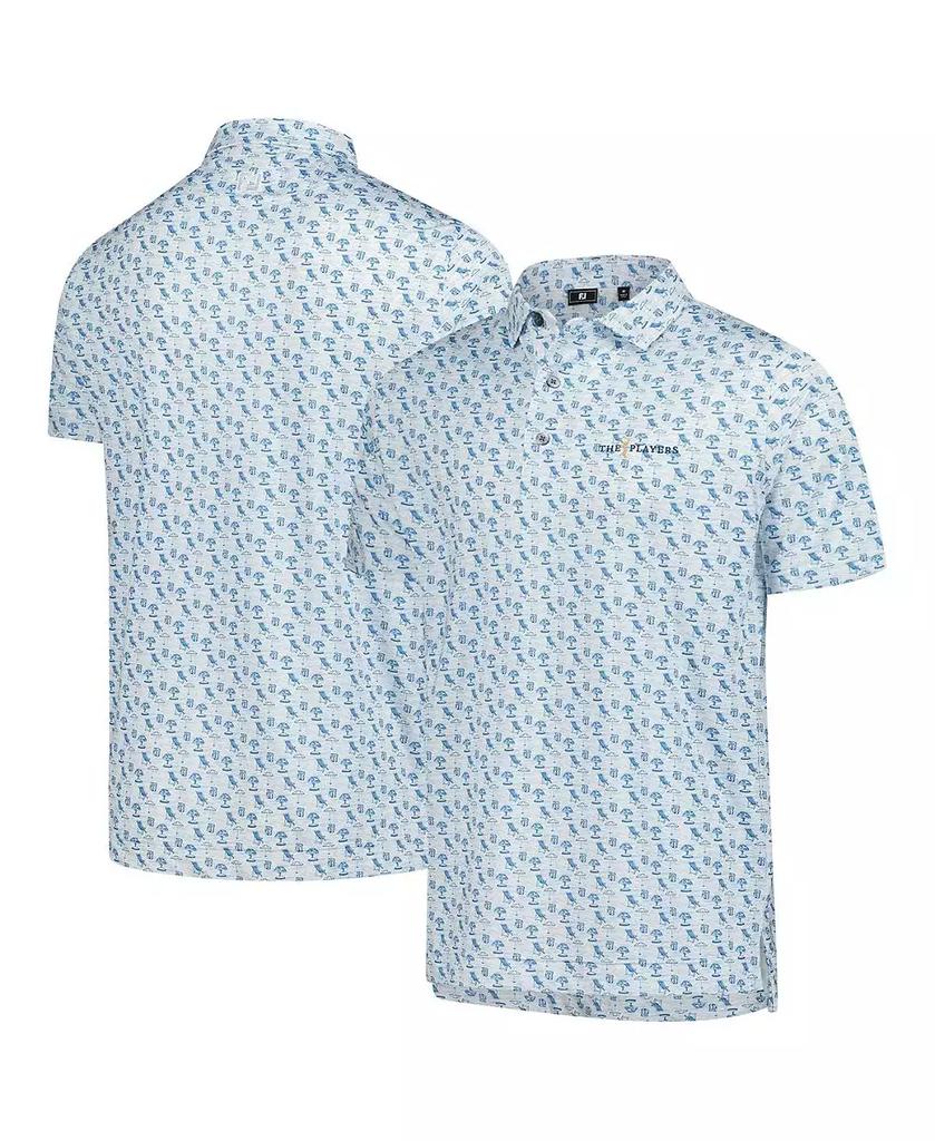 FootJoy Men's White THE PLAYERS ProDry All Over Print Polo Shirt