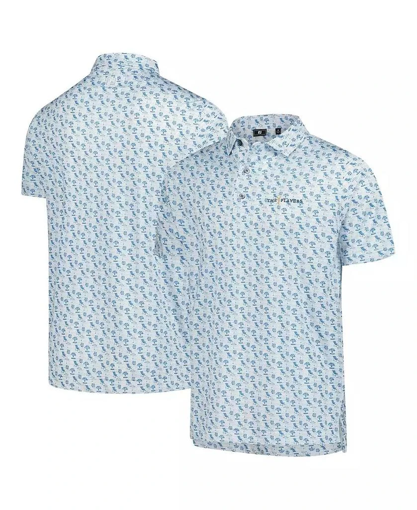 FootJoy Men's White THE PLAYERS ProDry All Over Print Polo Shirt 1