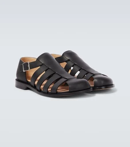 Loewe Campo leather fisherman sandals 5