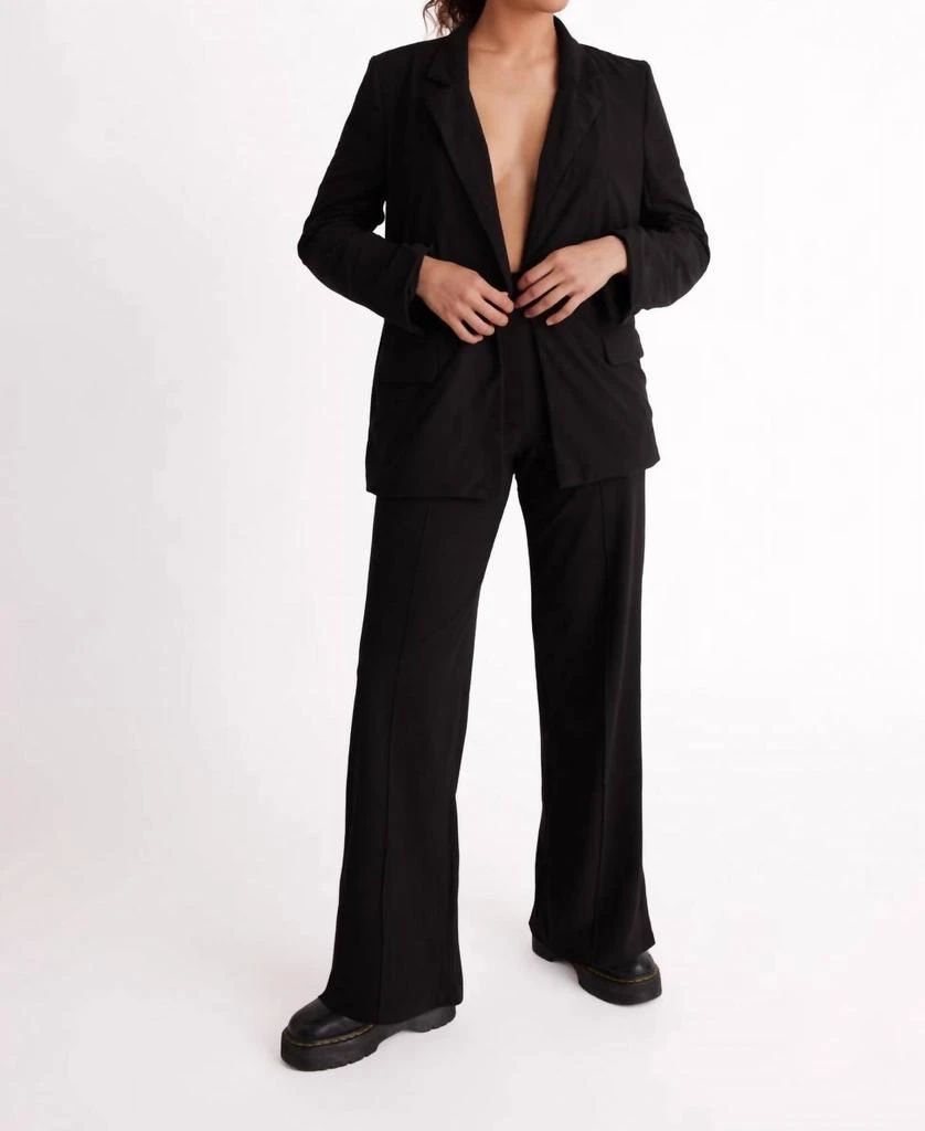 WOLVEN Wolven - Four-way Stretch Onyx Blazer 5