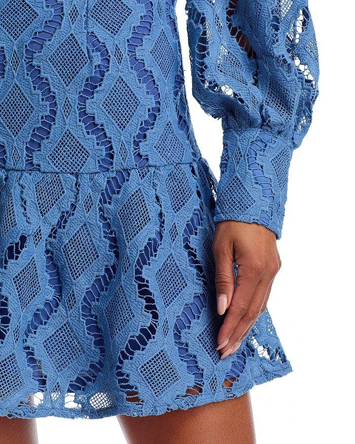 AQUA Wavy Lace Dress - Exclusive 6