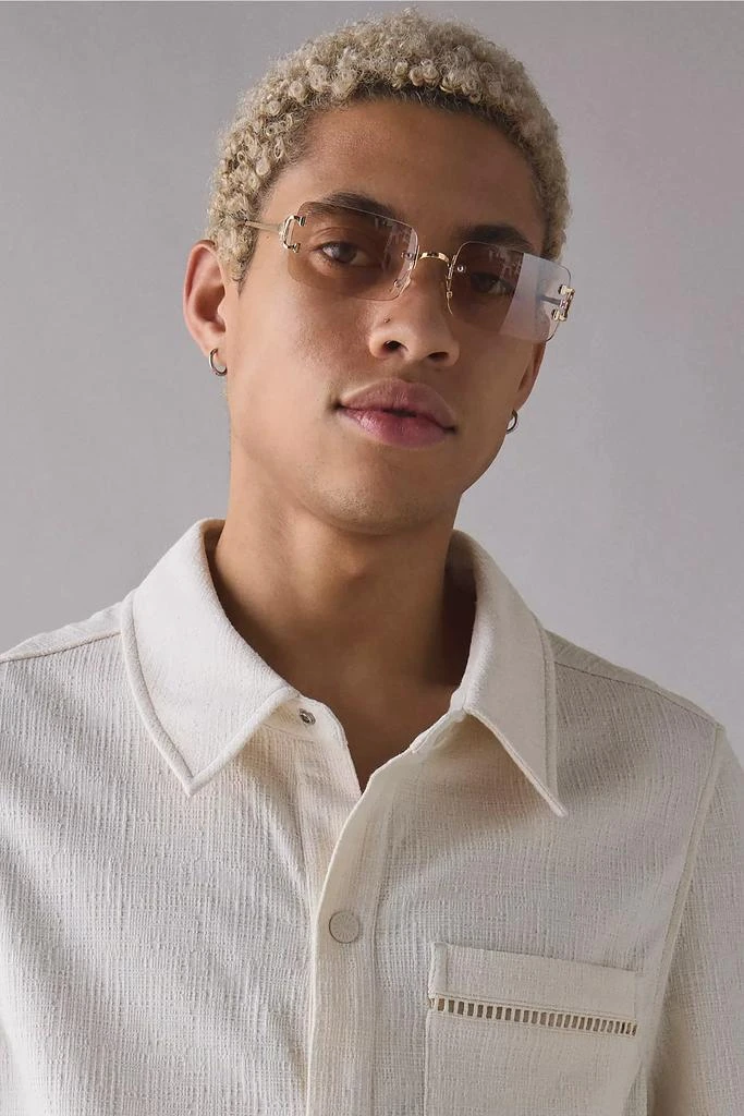 Urban Outfitters Carter Rimless Rectangle Sunglasses  display picture 1